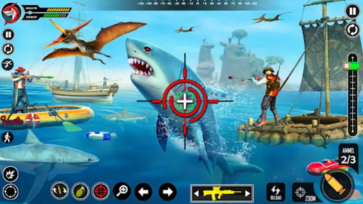 Shark Attack FPS Sniper Game android App screenshot 4