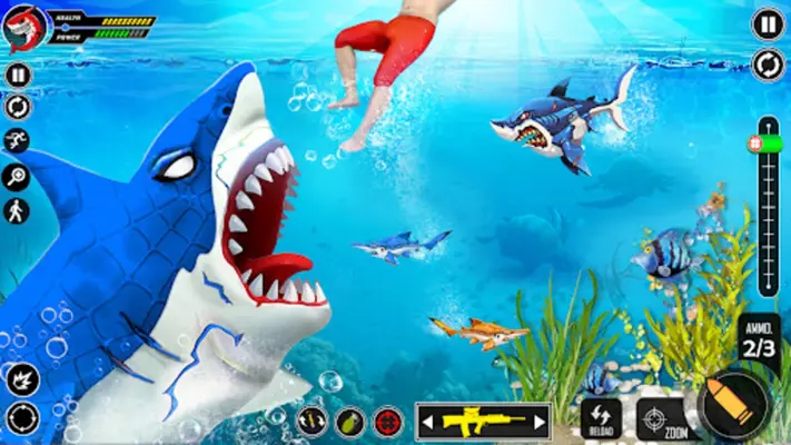 Shark Attack FPS Sniper Game android App screenshot 5